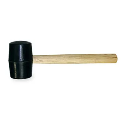 Чук Battipav гумен с дървена дръжка 0.5 кг, черен, 153/1