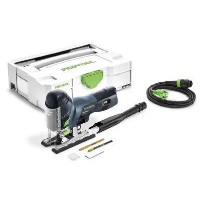Електрически прободен трион зеге Festool с плавно регулиране 550 W, 1500-3800 хода/мин, 26 мм, PS 420 EBQ-Plus CARVEX