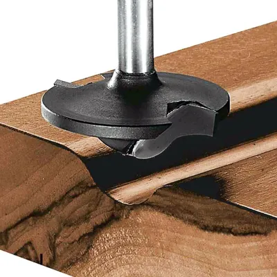 Фрезер за дърво профилен Festool за заоблен профил от WS инструментална стомана  R 6 мм, ф 42х13/42 мм, ф 8 мм, HW S8 D42/13/R6+12