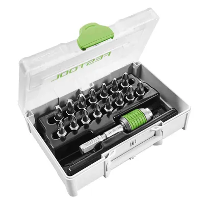 Комплект битове Festool PH/PZ  1/4", 30 мм, 16 бр., SYS3 XXS CE-PZ BHS 60