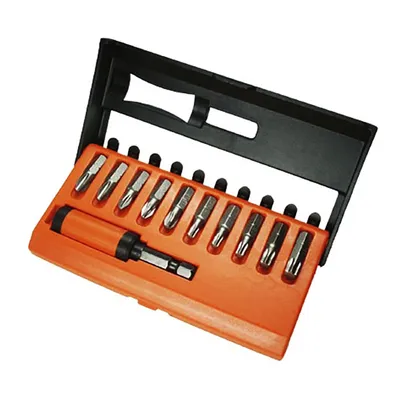 Комплект битове Tox PH/PZ/TX с магнитен държач  1/4", 11 бр., BB BIT-BOX