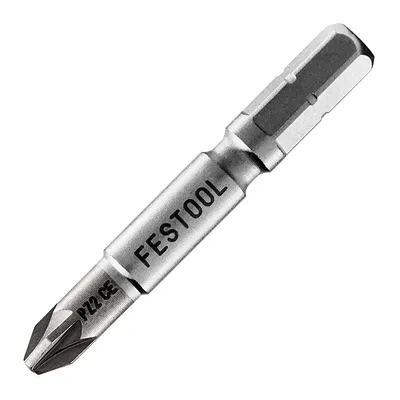 Накрайник бит PZ Festool Pozidriv кръстат  PZ 2, 1/4", 50 мм, 2 бр., PZ 2-50 CENTRO/2