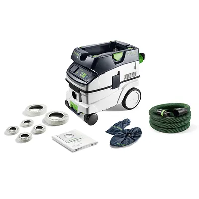 Прахосмукачка Festool за сухо и мокро почистване 1200 W, 230 V, 3900 л/мин, 26 л, клас L, Cleantec CTL 26 EI-FLR