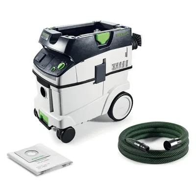 Прахосмукачка Festool за сухо и мокро почистване 1200 W, 230 V, 3900 л/мин, 36 л, клас L, Cleantec CTL 36 E