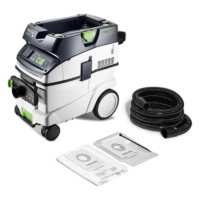 Прахосмукачка Festool за сухо и мокро почистване 1200 W, 230 V, 3900 л/мин, 36 л, клас L, Cleantec CTL 36 EI AC-LHS