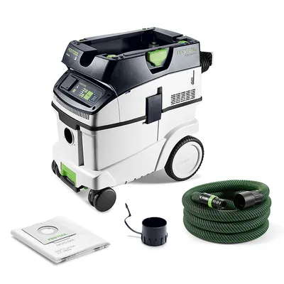 Прахосмукачка Festool за сухо и мокро почистване  1200 W, 230 V, 3900 л/мин, 36 л, клас M, Cleantec CTM 36 EI