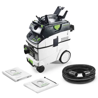 Прахосмукачка Festool за сухо и мокро почистване 1200 W, 3900 л/мин, 36 л, Cleantec CTM 36 E AC-PLANEX