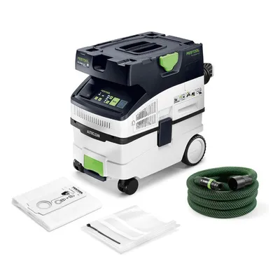 Прахосмукачка Festool за сухо и мокро почистване 350-1200 W, 230 V, 3700 л/мин, 15/12.5 л, клас L, Cleantec CTL MIDI I AC