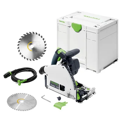 Ръчен потапящ се циркуляр Festool електрически 1500 W, ф 168 мм, 3000-6800 об./мин, TS 60 K-Plus Master Edition