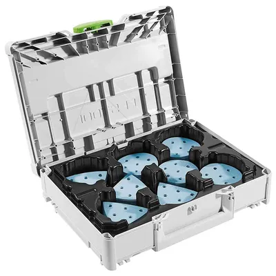 Шкурка за делташлайф Festool комплект 93х93х93, ф 90 мм, P120, P180, P60, P80, 160 бр., Granat SYS-STF D90/V93 GR-Set