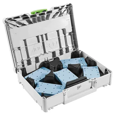 Шкурка за ротационен шлайф Festool правоъгълна 80х133 мм, P120, P180, P220, P60, P80, 100 бр., Granat SYS-STF 80X133 GR-Set