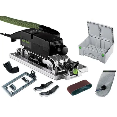Електрически лентов шлайф Festool с плавно регулиране  1010 W, 150-320 м/мин, 533x75 мм, BS 75E-Set
