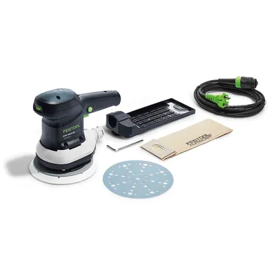 Електрически орбитален шлайф Festool с плавно регулиране 310 W, ф 150 мм, 4000-9500 об./мин, ETS 150/3 EQ