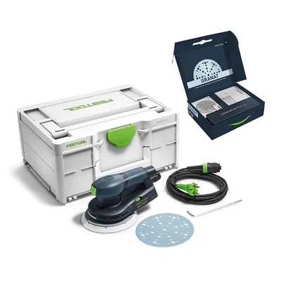 Електрически орбитален шлайф Festool с плавно регулиране 400 W, ф 150 мм, 6000-10 000 об./мин, ETS EC 150/3 GR-Set P