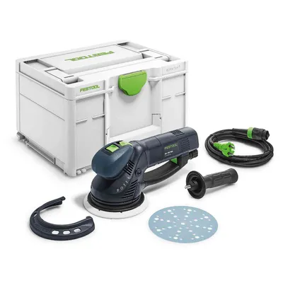 Електрически орбитален шлайф Festool с плавно регулиране 720 W, ф 150 мм, 3300-6800 об./мин, Rotex RO 150 FEQ-Plus