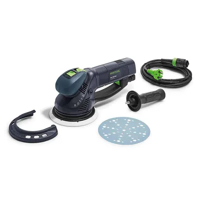 Електрически орбитален шлайф Festool с плавно регулиране 720 W, ф 150 мм, 3300-6800 об./мин, Rotex RO 150 FEQ