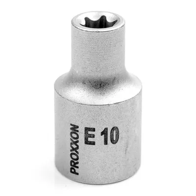 Вложка E-Torx Proxxon с квадрат  Е10 х 1/2"