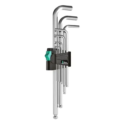 Г-образен ключ Wera метричен 6-стен/6-стен комплект 1.5-10 мм, 9 бр., Hex-Plus 1 SB