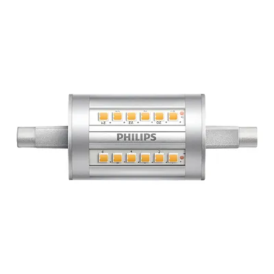 LED крушка Philips за прожектор неутрално бяла  7.5 W, 78 мм, 4000 K, 230 V, CorePro LED linear MV