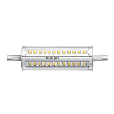 LED крушка Philips за прожектор топло бяла 14 W, 118 мм, 3000 K, 230 V, CorePro LED linear MV