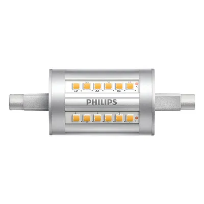 LED крушка Philips за прожектор топло бяла 7.5 W, 78 мм, 3000 K, 230 V, CorePro LED linear MV