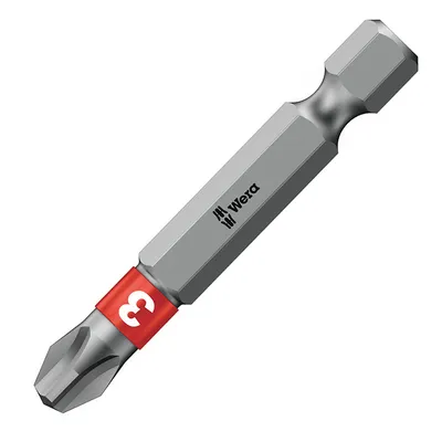 Накрайник бит PH Wera Philips кръстат PH 3, 1/4", 50 мм, 851/4 BTZ