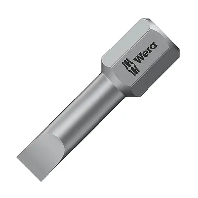 Накрайник бит SB Wera прав плосък торсионен SB 0.5x4, 1/4'', 25 мм, 800/1 TZ