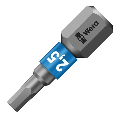 Накрайник бит SW Wera външен 6-стен SW 2.5, 1/4'', 25 мм, 840/1 BTZ