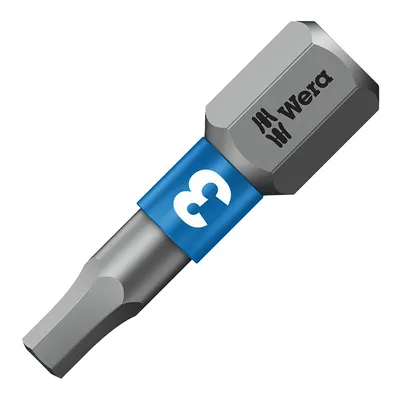Накрайник бит SW Wera външен 6-стен SW 3, 1/4'', 25 мм, 840/1 BTZ