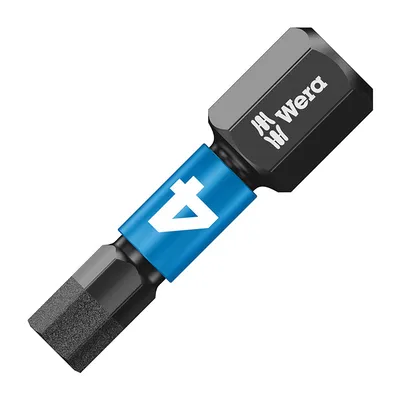 Накрайник бит SW Wera външен 6-стен SW 4, 1/4'', 25 мм, 840/1 IMP DC Impaktor