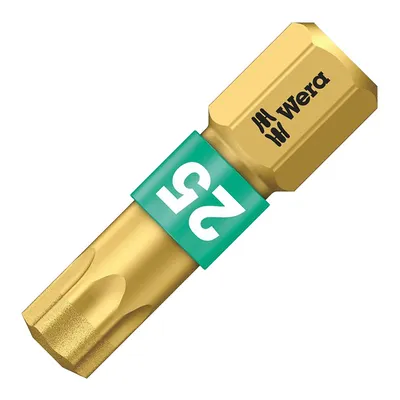Накрайник бит TX Wera Torx торсионен, с покритие TX 25, 1/4", 25 мм, 867/1 BDC