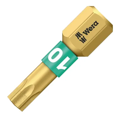 Накрайник бит TX Wera Torx торсионен  TX 10, 1/4", 25 мм, 867/1 BDC