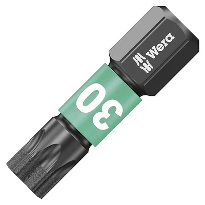 Накрайник бит TX Wera Torx торсионен, ударен, с покритие TX 30, 1/4'', 25 мм, 867/1 IMP DC Impaktor