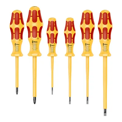 Комплект електротехнически отвертки Wera SB/PH  6 бр., Kraftform VDE 1060 i/1062 i/6