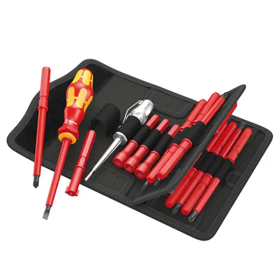 Комплект електротехнически отвертки Wera SB/PH/PZ  18 бр., Kraftform Kompakt VDE 18 Universal 1