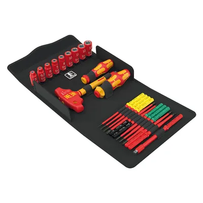 Комплект електротехнически отвертки Wera SB/PH/PZ/TX и вложки  25 бр., Kraftform Kompakt VDE 24 Allrounder Set 1