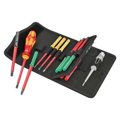 Комплект електротехнически отвертки Wera SB/PH/PZ/TX/SW 16 бр., Kraftform Kompakt VDE 60 i/65 i/67 i/16