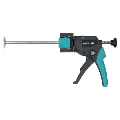 Пистолет за силикон, лепила и уплътнители Wolfcraft  0.31 л, пластмаса, MG 310 Compact