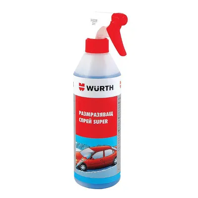 Препарат Wurth за размразяване на стъкла  0.5 л, Super