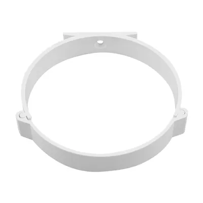 Скоба за въздуховод Haco PVC за монтаж  ф 129 мм, бяла, UMO