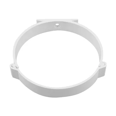 Скоба за въздуховод Haco PVC за монтаж  ф 154 мм, бяла, UMO