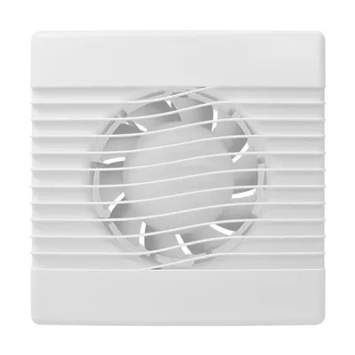 Вентилатор за баня Haco за стенен монтаж квадратен  15 W, 104 м3/ч, 160.5х160.5х113 мм, бял, AV BASIC 100 S