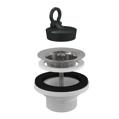 Витло за сифон на мивка Alca Plast пластмасово  ф 62 мм x 1 1/4", A31