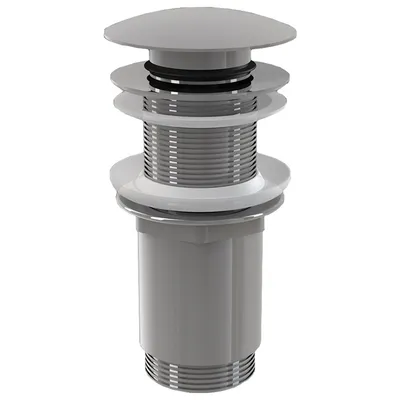 Витло за сифон на мивка Alca Plast с голяма тапа - click/clack  ф 62 мм x 1 1/4", A395