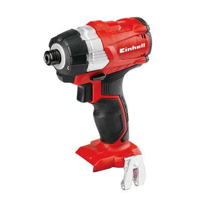 Акумулаторен винтоверт Einhell ударен без батерия и зарядно, 18 V, 180 Nm, 1/4", шестостен, TP-CI 18 Li BL