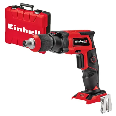 Акумулаторен винтоверт Einhell за сухо строителство без батерия и зарядно, 18 V, 6 Nm, 1/4", шестостен, TE-DY 18 Li