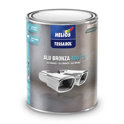 Алкидна боя Helios за дърво и метал  0.75 л, сребърна, Tessarol Alu Bronze