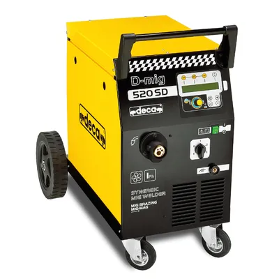 Апарат заваръчен Deca MIG/MAG с телоподаващо у-во   180 A, 230 V, стомана 0.6-1 мм, D-MIG 520SD
