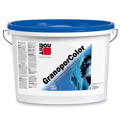 Фасадна боя Baumit полимерна  5 л, цвят по заявка, GranoporColor