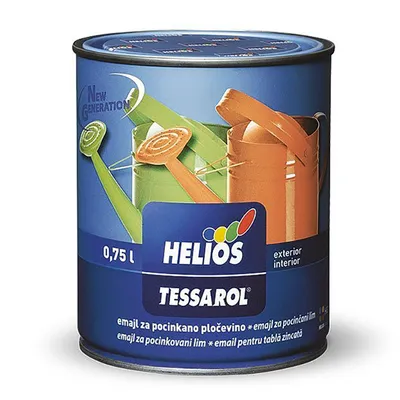Боя за поцинкована ламарина Helios  0.75 л, зелена, RAL 6005, Tessarol